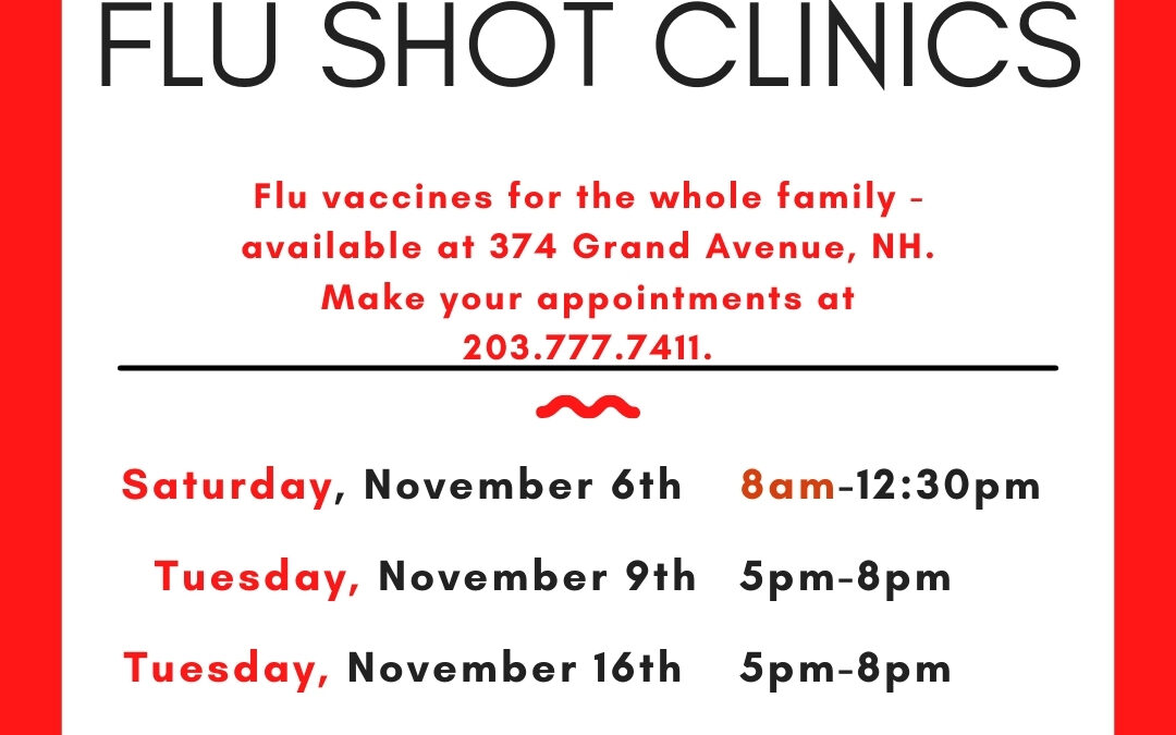 Check out our Flu Clinics!