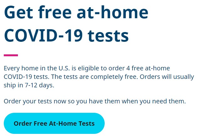 Government Offers Free COVID Test Kits