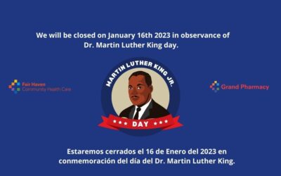 Closed on January 16th in observance of Martin Luther King day